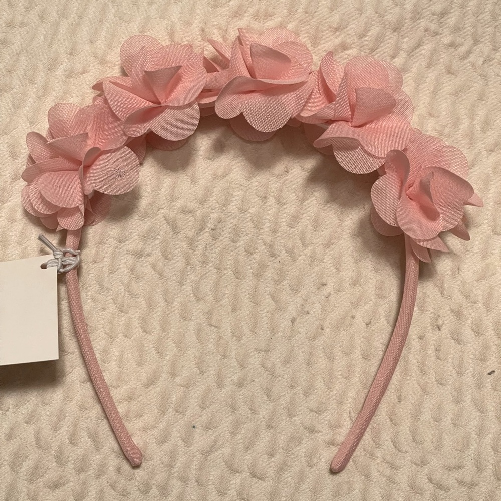 NWT New Gymboree Pink Flower Headband Hair Pretty Girl - Picture 2 of 4